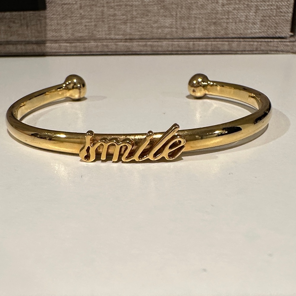 kate spade Gold 'Smile' Bracelet